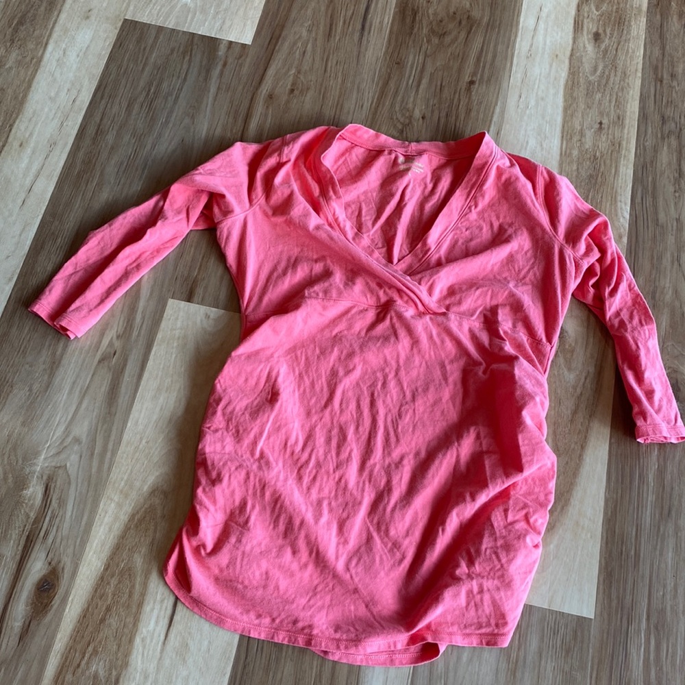 Mimi maternity top pink
